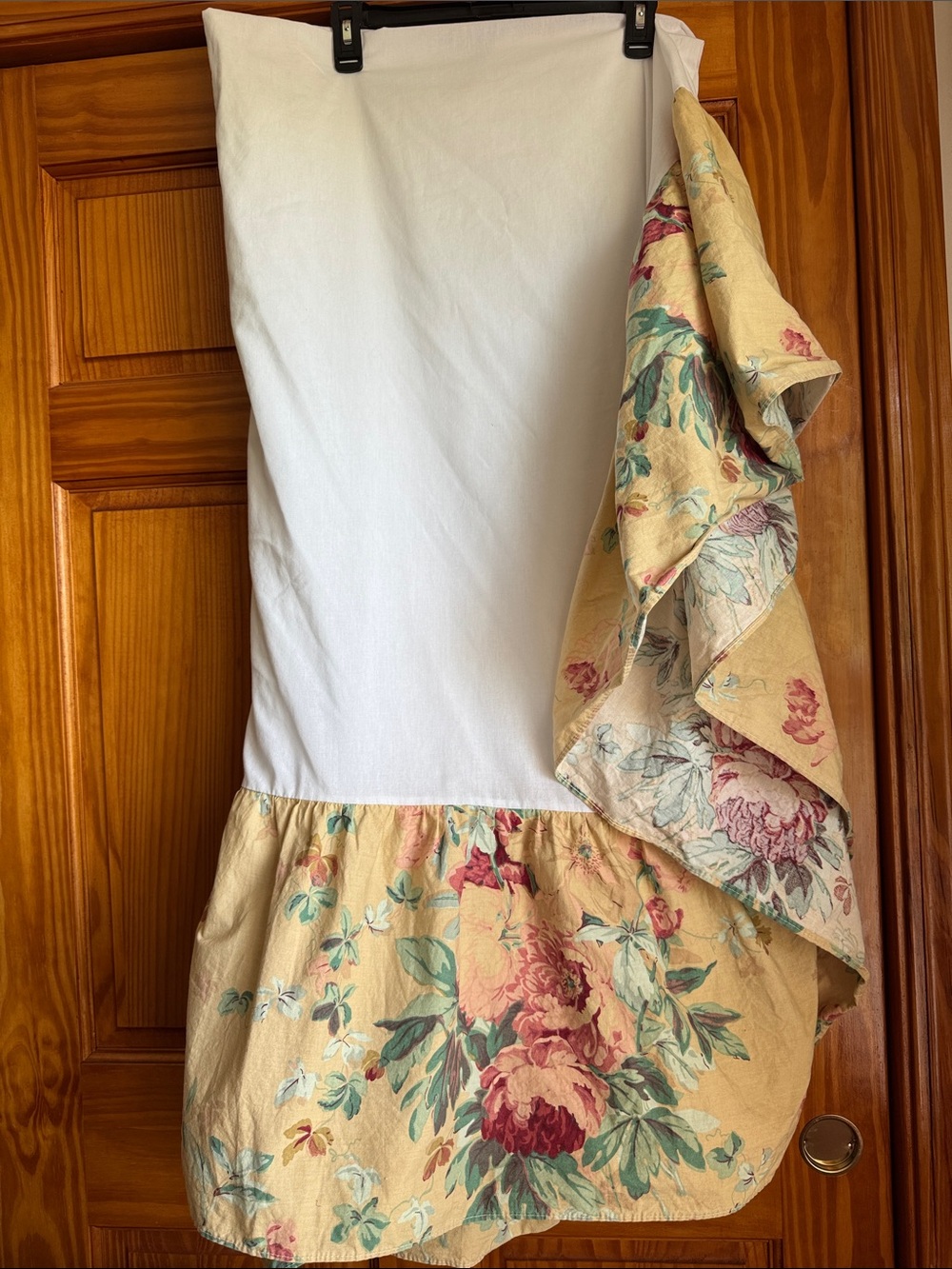 Ralph Lauren Q Dust Ruffle Elsa Grassland Floral